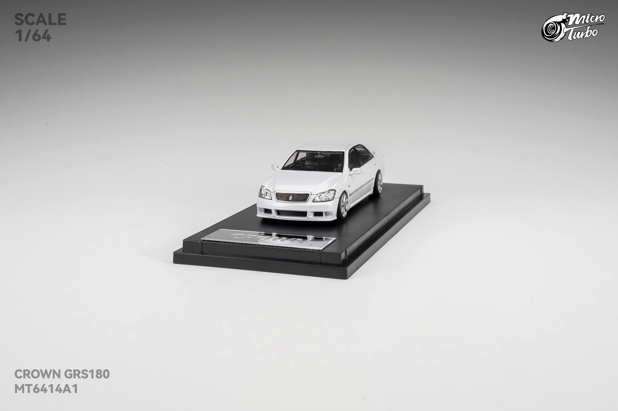 Pre-Order) Microturbo 1/64 Custom Crown S184 - Metallic White