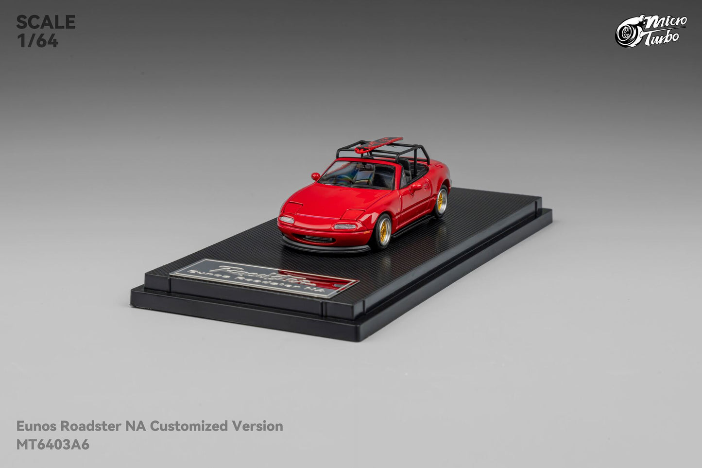 (Pre-Order) Microturbo - 1/64 Custom MX5 Surf - Red