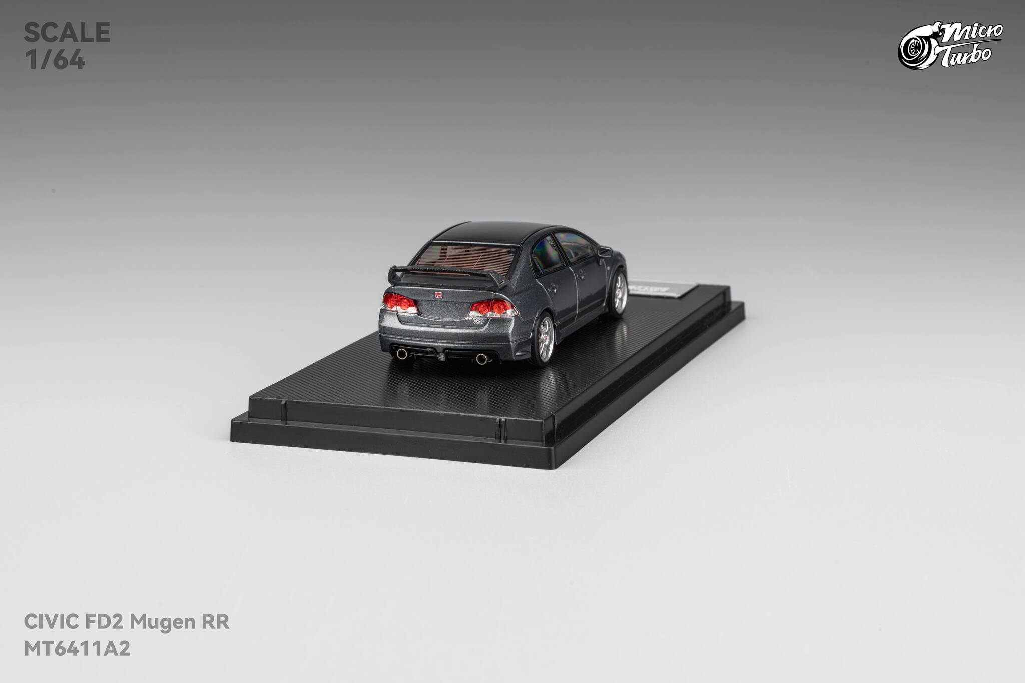 MicroTurbo - 1/64 Custom FD2 MUGEN RR - Metallic Grey – Microturbo