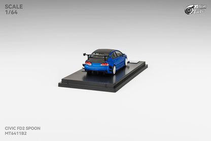 (Pre-Order) Microturbo 1/64 Custom FD2 Spoon - Metallic Blue