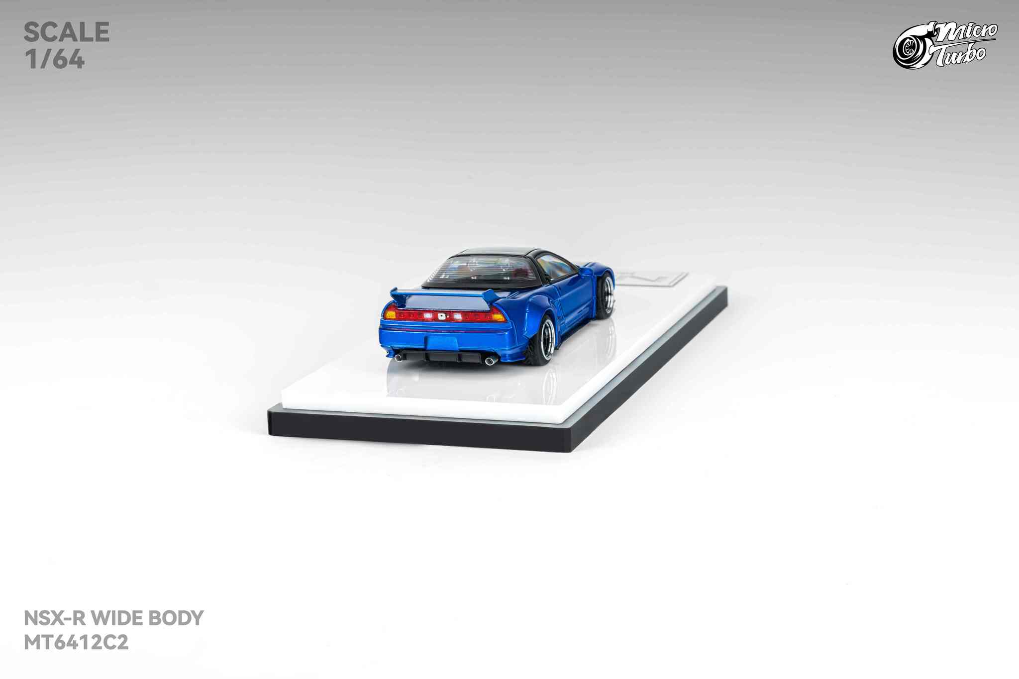 Pre-Order) Microturbo 1/64 Custom NSX Wide Body - Candy Blue