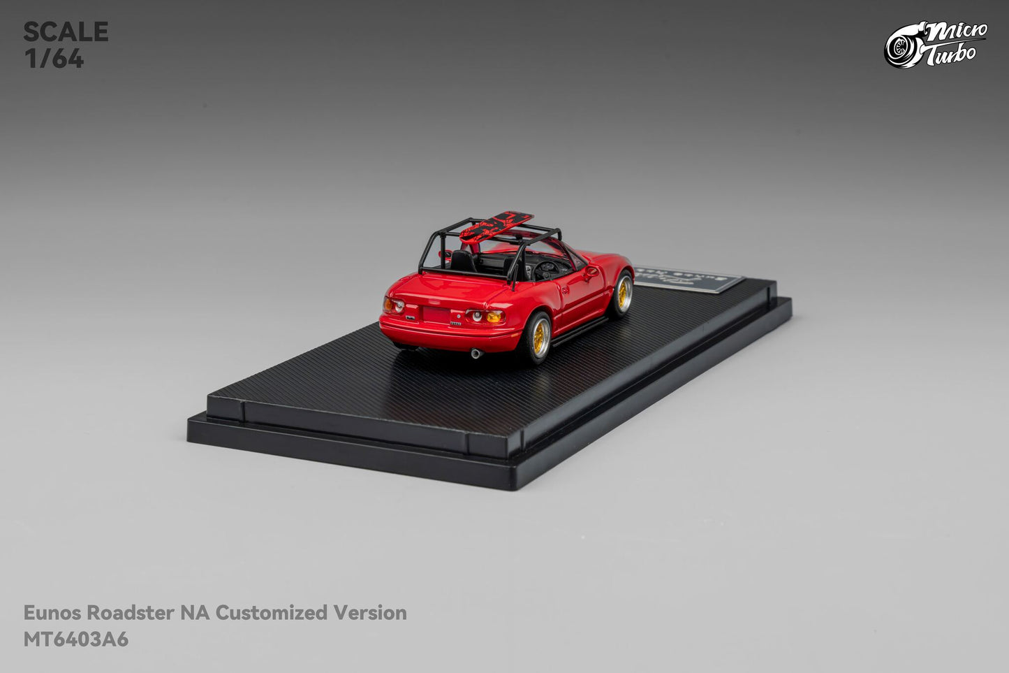 (Pre-Order) Microturbo - 1/64 Custom MX5 Surf - Red