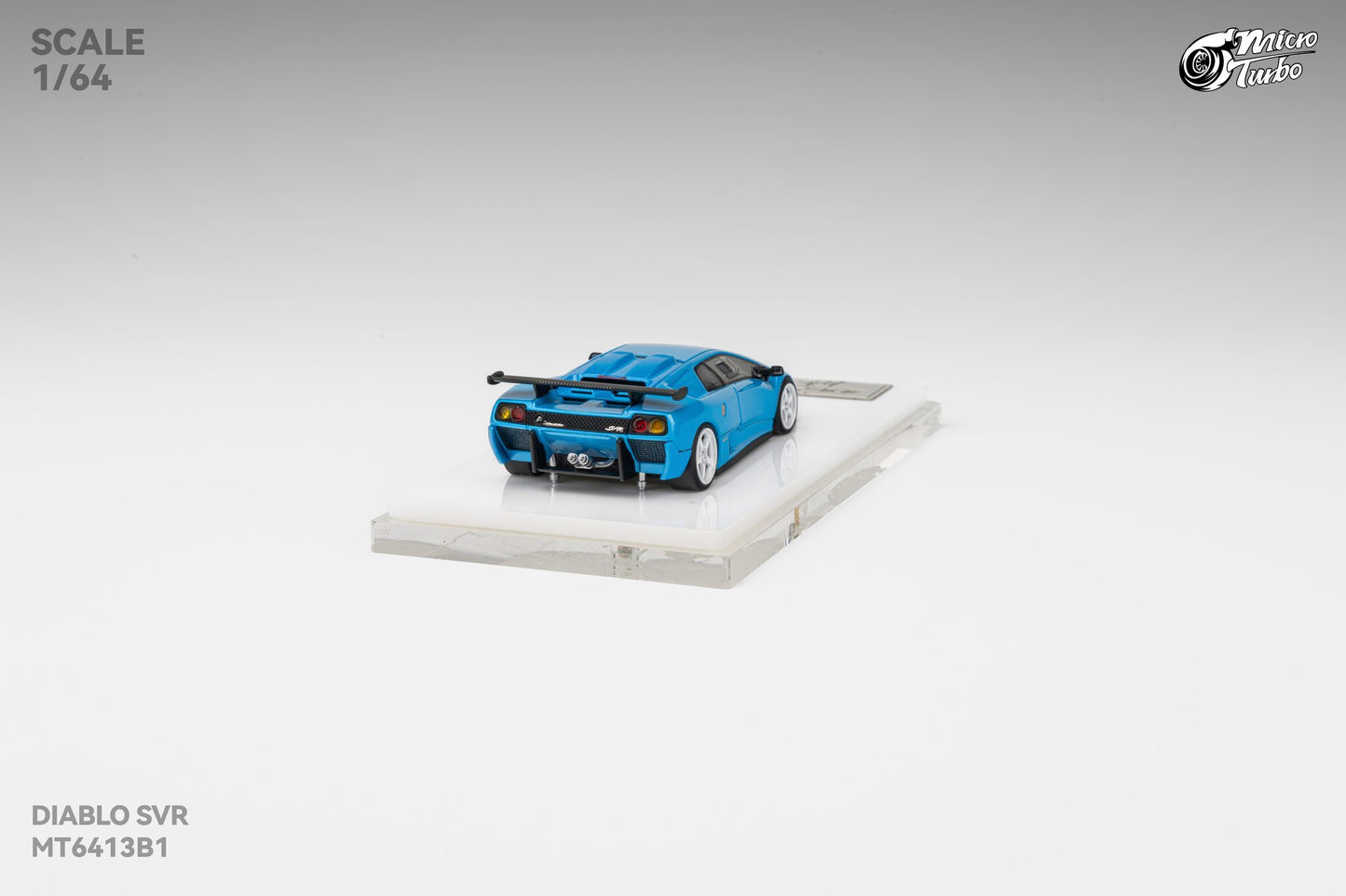 (Pre-Order) Microturbo 1/64 Custom Diablo SVR - Metallic Blue