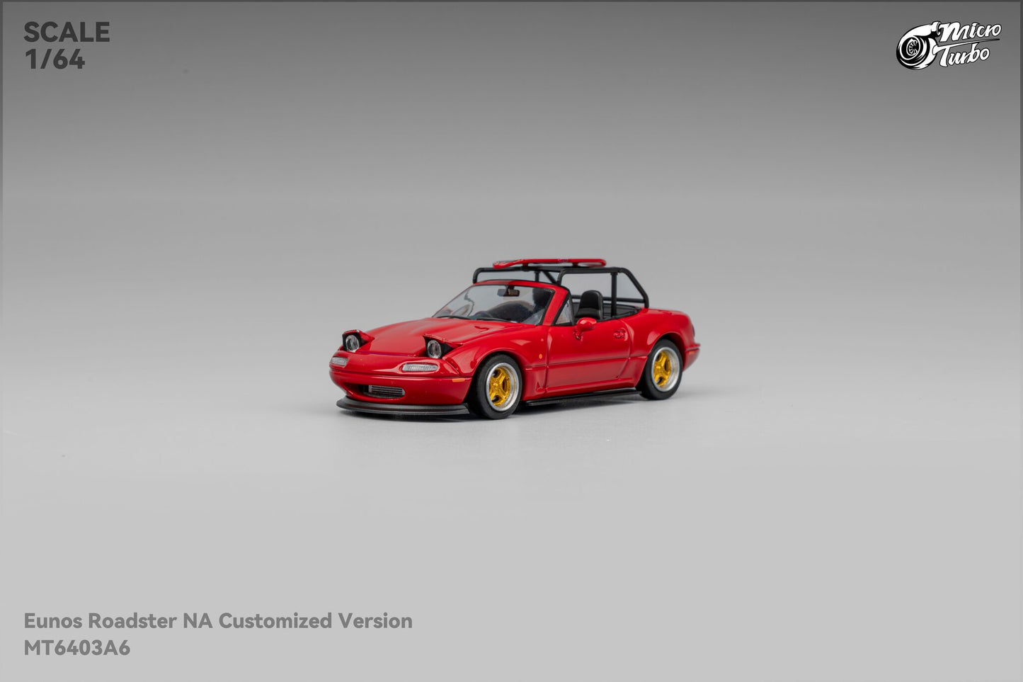 (Pre-Order) Microturbo - 1/64 Custom MX5 Surf - Red