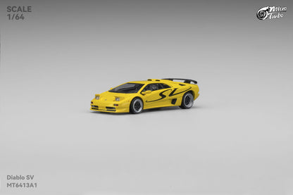 (Pre-Order) Microturbo - 1/64 Custom Diablo SV - Metallic Yellow