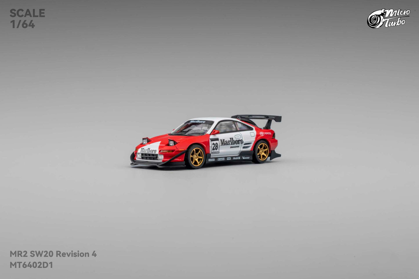 (Pre-Order) MicroTurbo - 1/64 Custom MR2 - Marlboro Livery