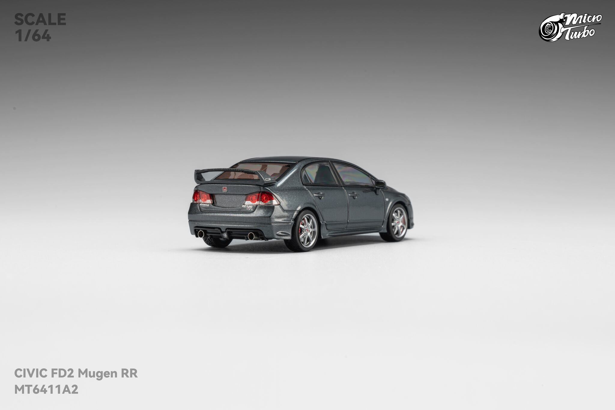 MicroTurbo - 1/64 Custom FD2 MUGEN RR - Metallic Grey – Microturbo
