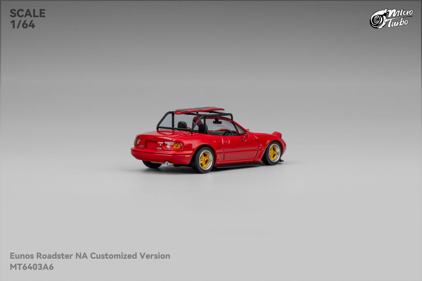 (Pre-Order) Microturbo - 1/64 Custom MX5 Surf - Red