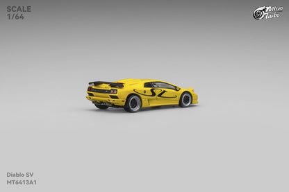 (Pre-Order) Microturbo - 1/64 Custom Diablo SV - Metallic Yellow