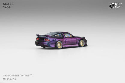 (Pre-Order) Microturbo - 1/64 Custom 180SX Spirit Miyabi - Purple Chameleon
