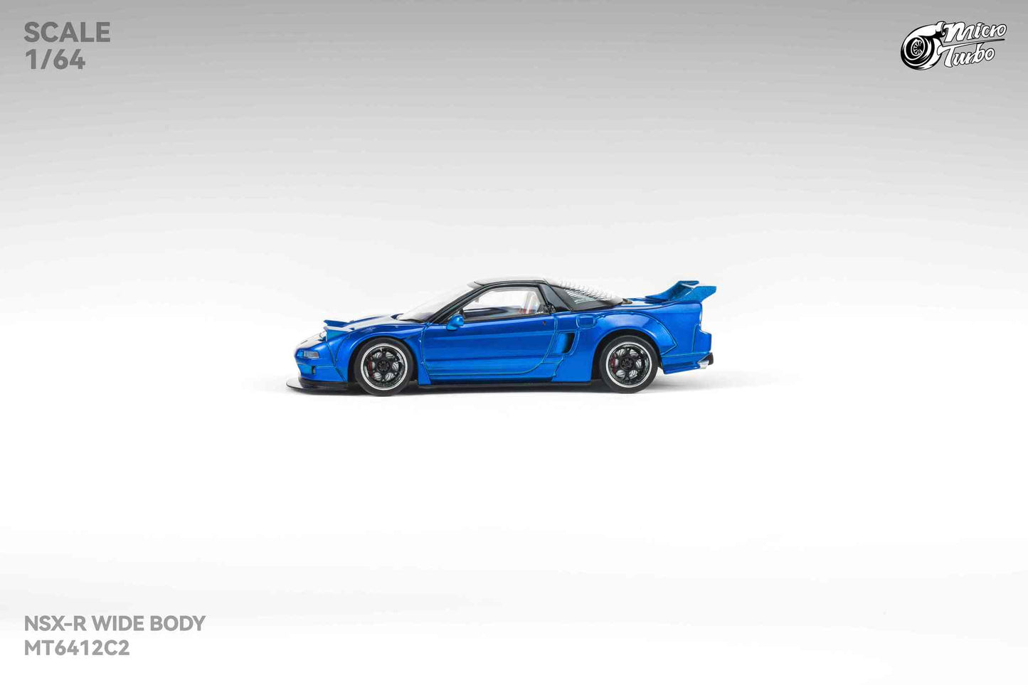 (Pre-Order) Microturbo 1/64 Custom NSX Wide Body - Candy Blue
