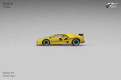 (Pre-Order) Microturbo - 1/64 Custom Diablo SV - Metallic Yellow