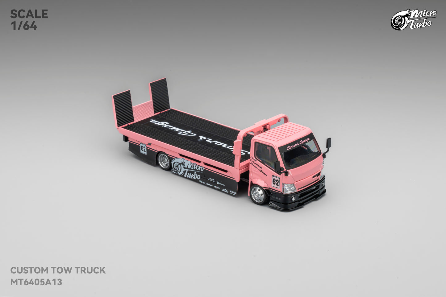 (Pre-Order) MicroTurbo x Simon's Garage - Custom Flatbed Trailer