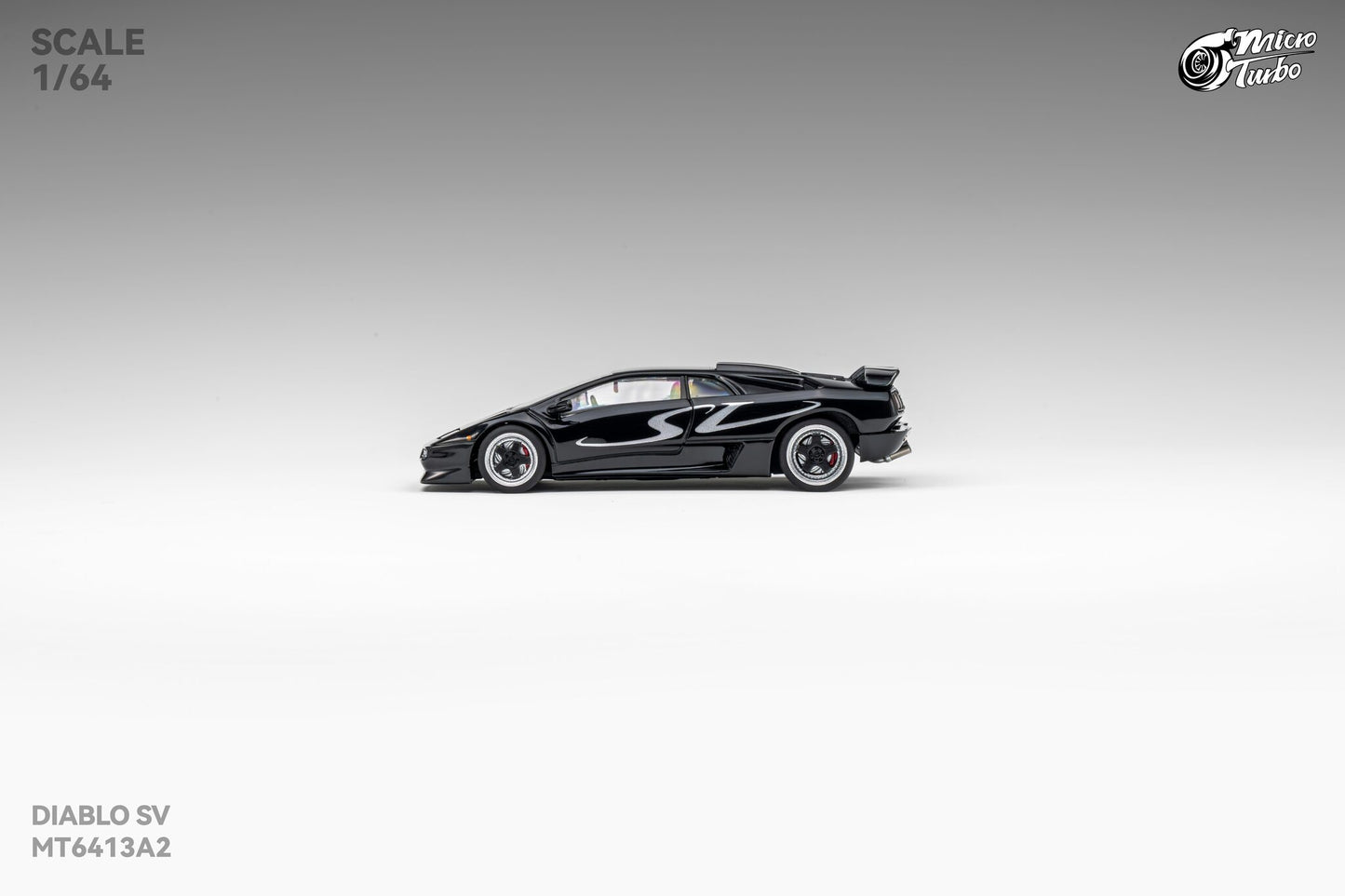 (Pre-Order) Microturbo 1/64 Custom Diablo SV - Metallic Black