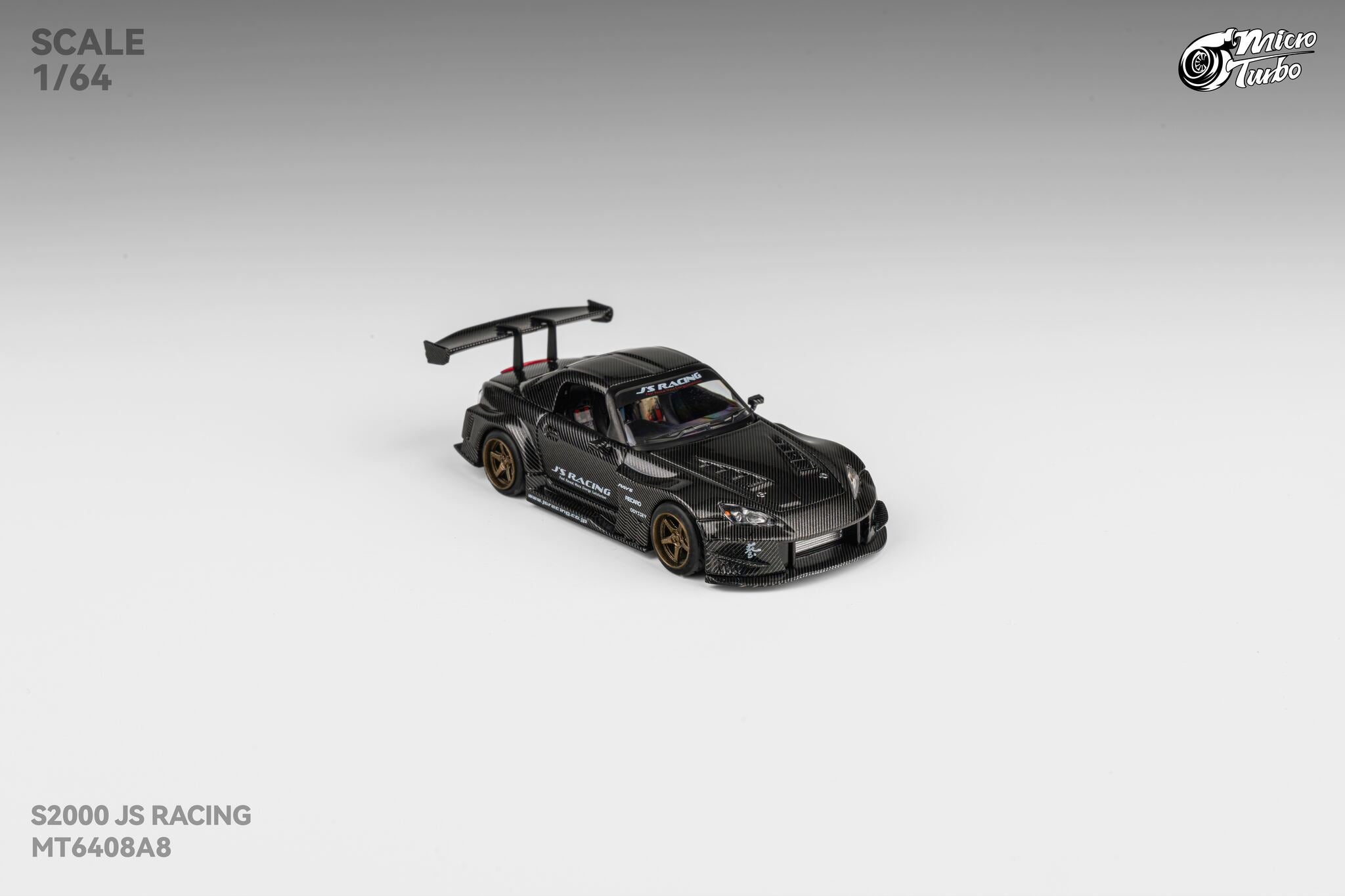 Microturbo 1/64 Custom S2000 JS Racing - Carbon Fiber