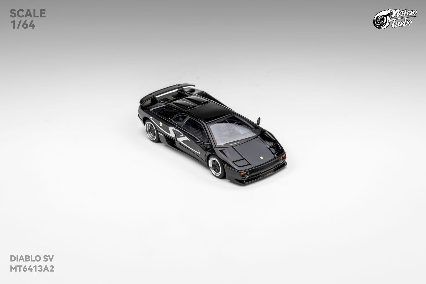(Pre-Order) Microturbo 1/64 Custom Diablo SV - Metallic Black