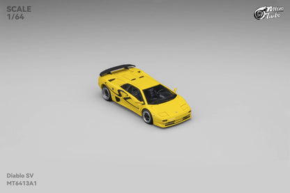 (Pre-Order) Microturbo - 1/64 Custom Diablo SV - Metallic Yellow