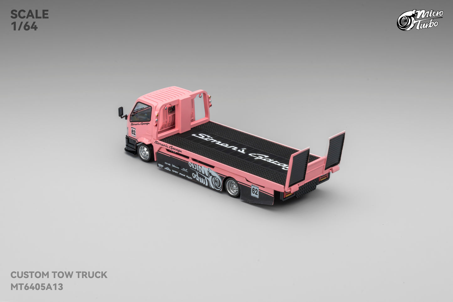 (Pre-Order) MicroTurbo x Simon's Garage - Custom Flatbed Trailer