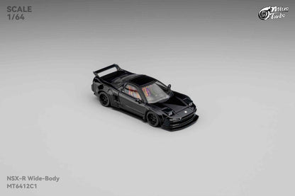 (Pre-Order) MicroTurbo - 1/64 Custom NSX Wide Body - Gloss Black