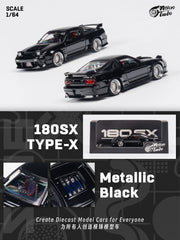 Microturbo - 1/64 Custom 180SX Type X - Metallic Black