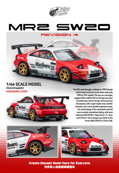 (Pre-Order) MicroTurbo - 1/64 Custom MR2 - Marlboro Livery