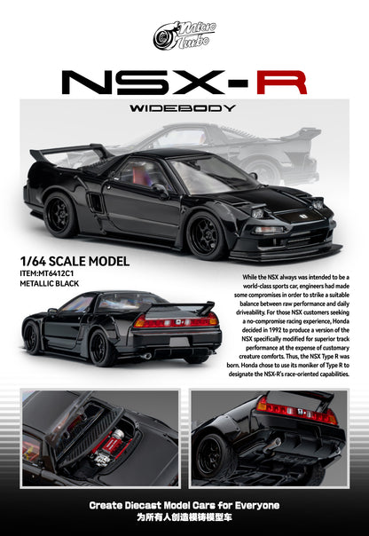 (Pre-Order) MicroTurbo - 1/64 Custom NSX Wide Body - Gloss Black