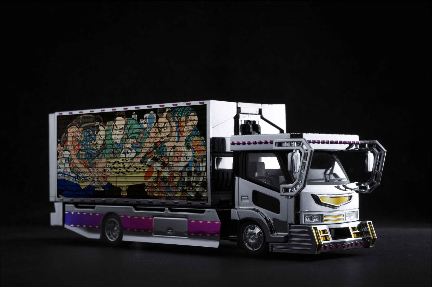 Microturbo Dekotora Ukiyoe Style Decals - Warrior/Wave/Dragon( Decal Only! Truck not included!)