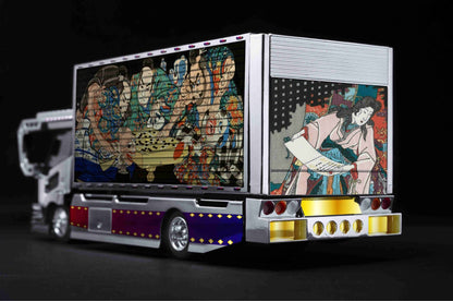 Microturbo Dekotora Ukiyoe Style Decals - Warrior/Wave/Dragon( Decal Only! Truck not included!)