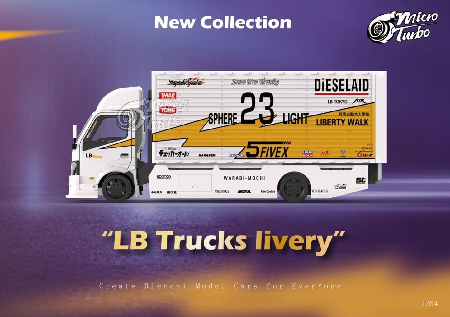 Microturbo 1/64 Custom Truck LB