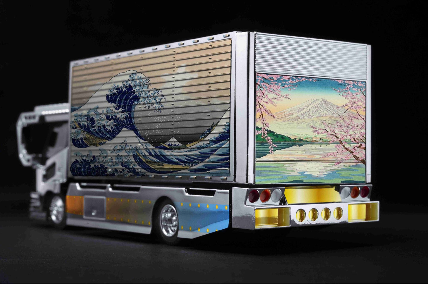 Microturbo Dekotora Ukiyoe Style Decals - Warrior/Wave/Dragon( Decal Only! Truck not included!)