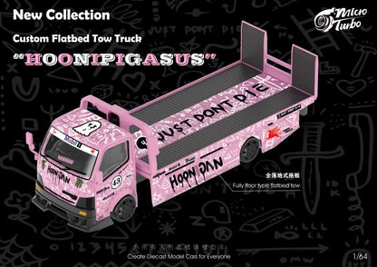 Microturbo 1/64 Custom Flatbed - Pink