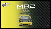 Microturbo 1/64 Custom MR2 Yellow - Hong Kong Limited Edition
